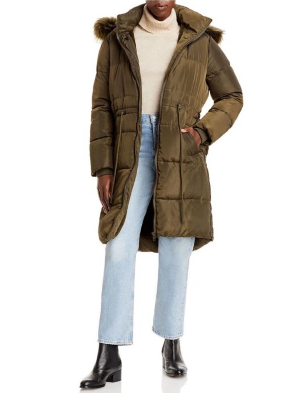Revolve x Apparis Mina Green Quilted Outerwear Puffer Jacket Coat New Size Small